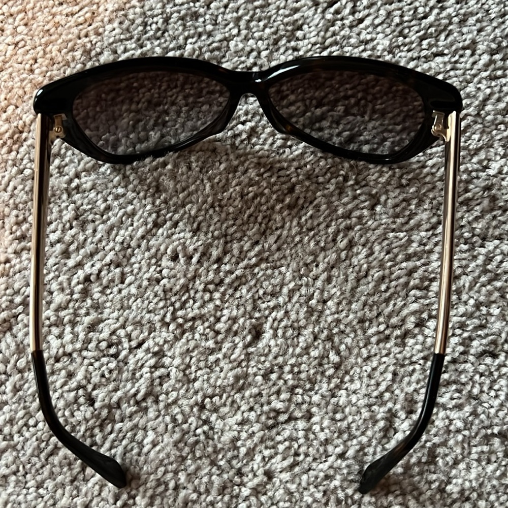 Tom Ford Butterfly Sunglasses TF512 Reveka 52G Dark Havana/Gold 59mm FT0512 - Picture 3 of 3